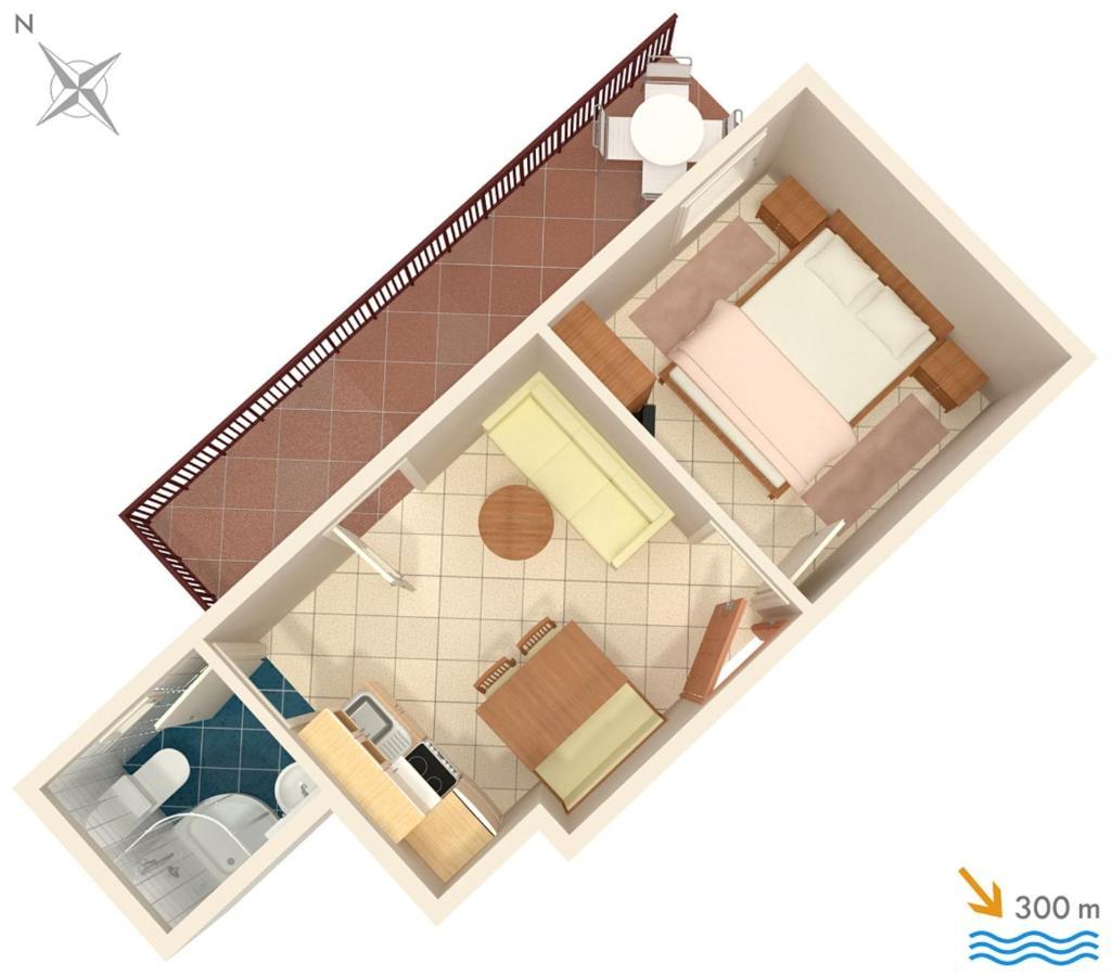 Apartment Stanici 2818D Tice Exterior foto